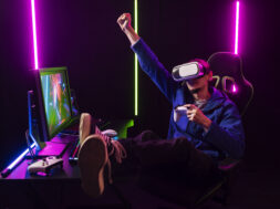 full-shot-gamer-sitting-chair