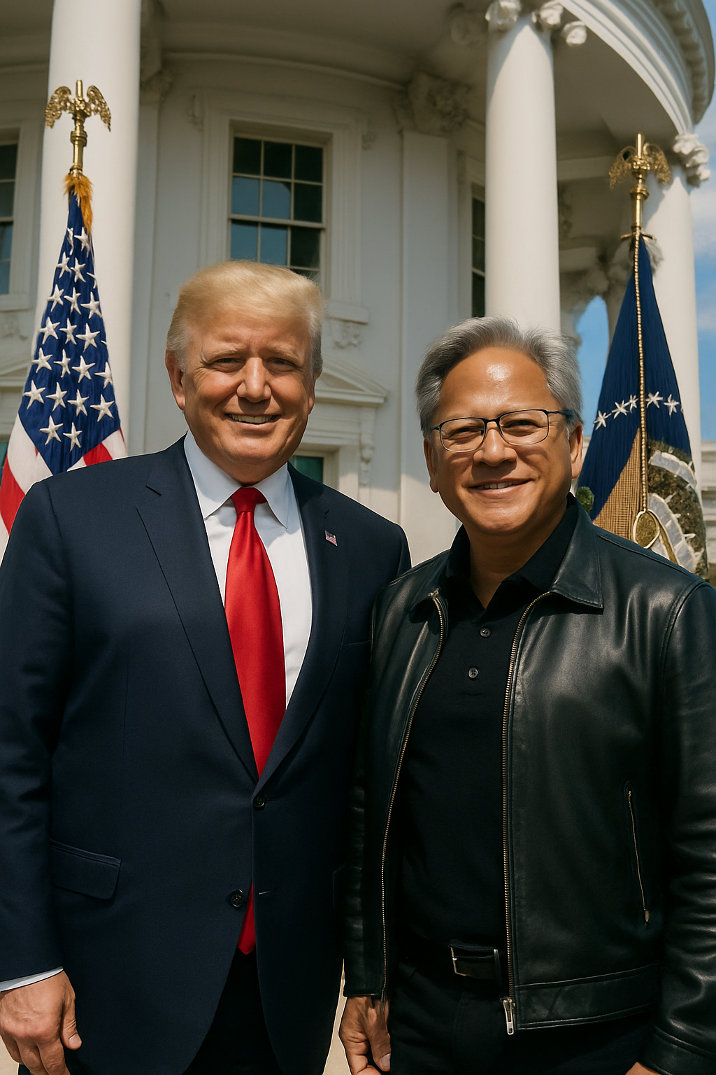 Trump Meets Nvidia CEO After $4 Trillion Milestone Amid AI Chip Export Tensions