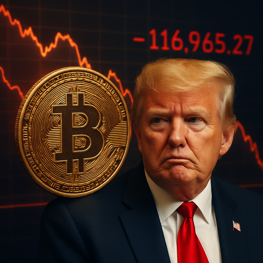 Bitcoin Tumbles Below $117K After Crypto Bills Stall in House Vote