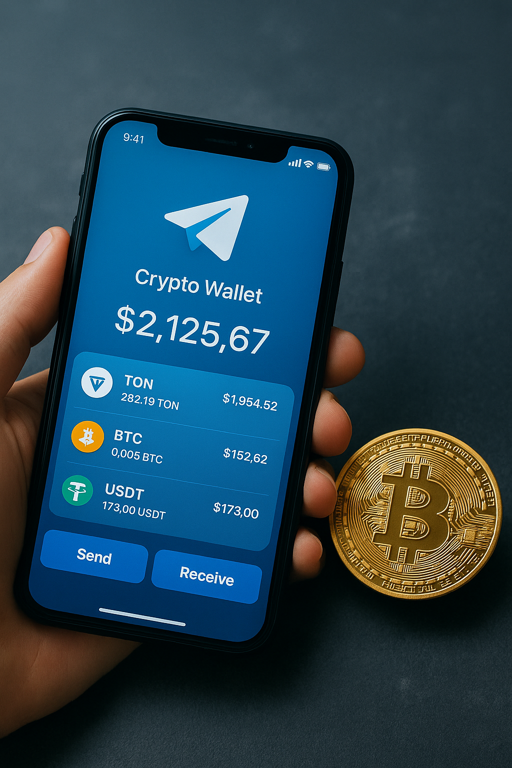 Telegram Launches Built-In Crypto Wallet for 87M U.S. Users — No App Needed
