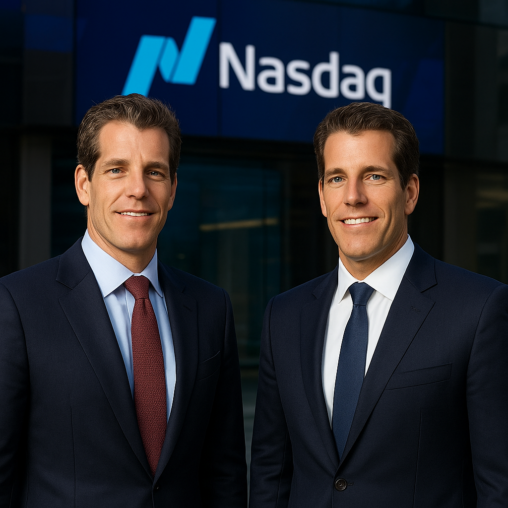 Nasdaq Backs Winklevoss Twins’ Gemini with $50M Investment Ahead of IPO
