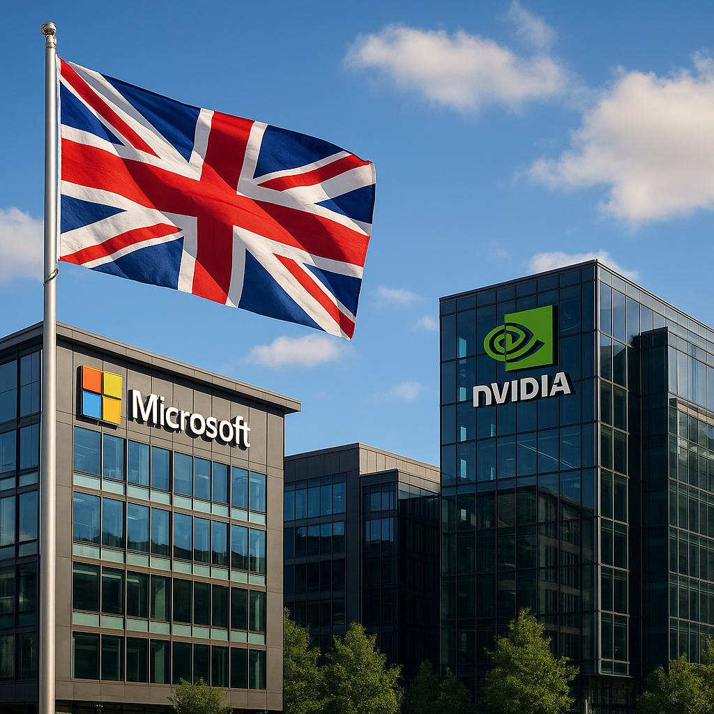 Microsoft, Nvidia, Google, OpenAI & Salesforce Unveil $40B+ AI Investment Wave in the UK