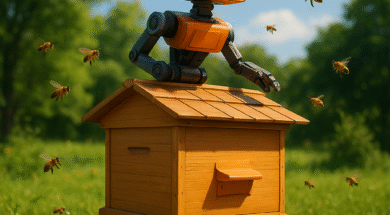 AI-Powered Robotic Beehives Could Save Bees From Climate Change Threats