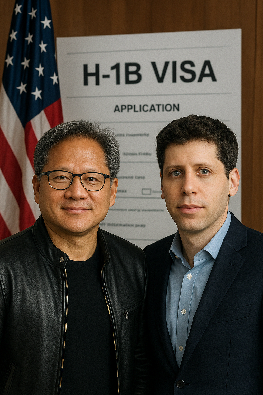 “We Need the Brightest Minds”: Nvidia & OpenAI Chiefs Back Trump’s $100K H-1B Visa Move