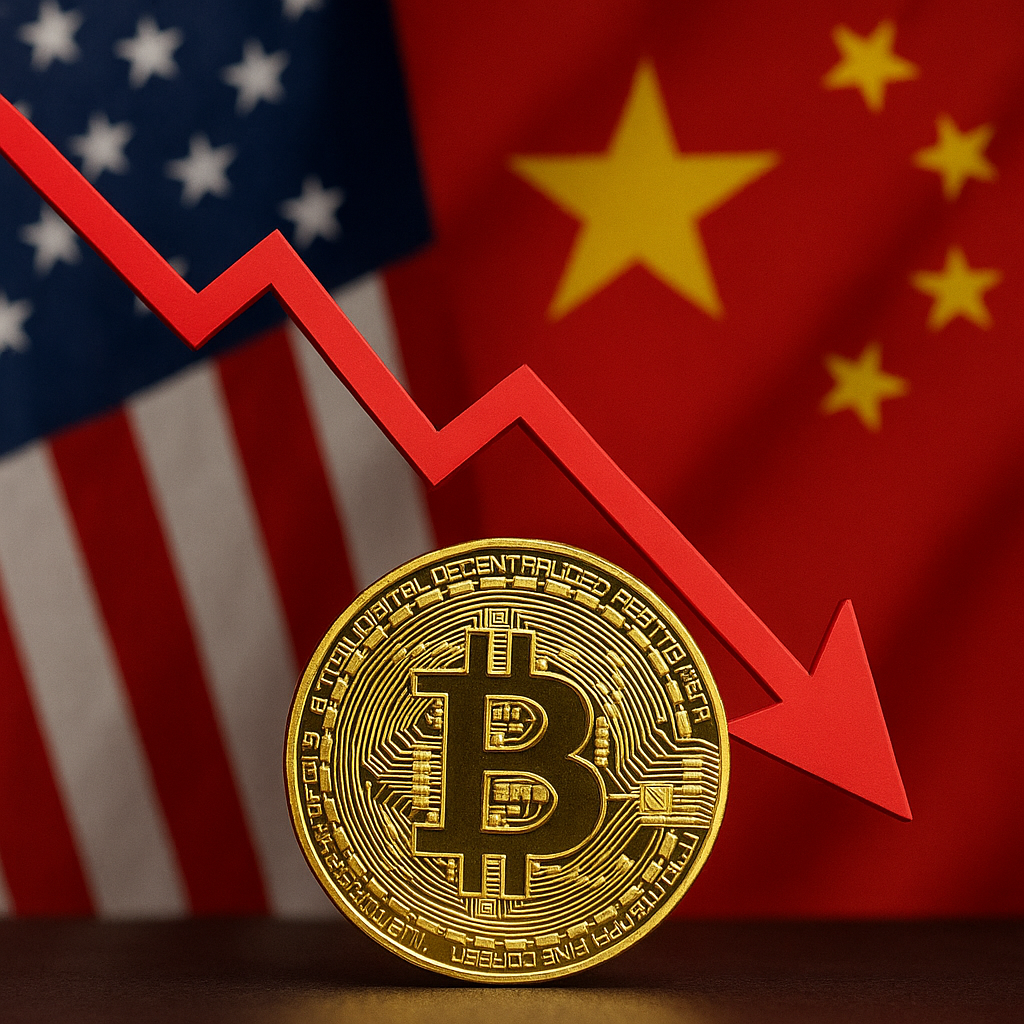 Bitcoin Crashes to $110K as US-China Trade War Escalates, $500B Wiped from Crypto Markets