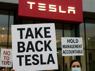 “Take Back Tesla” Campaign Pushes Shareholders to Block Elon Musk’s $1 Trillion Pay Deal