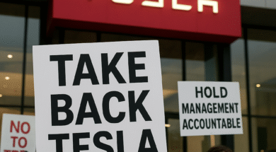 “Take Back Tesla” Campaign Pushes Shareholders to Block Elon Musk’s $1 Trillion Pay Deal