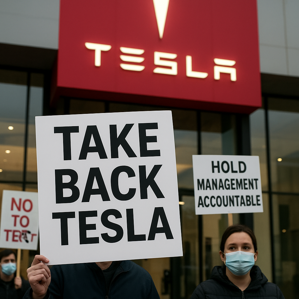“Take Back Tesla” Campaign Pushes Shareholders to Block Elon Musk’s $1 Trillion Pay Deal