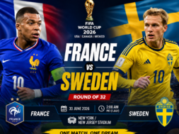 France vs Sweden FIFA World Cup 2026 Round of 32