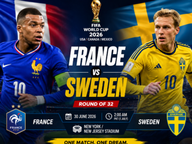 France vs Sweden FIFA World Cup 2026 Round of 32