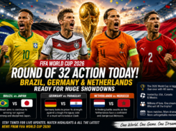FIFA World Cup 2026 Today: Brazil, Germany & Netherlands Round of 32