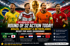 FIFA World Cup 2026 Today: Brazil, Germany & Netherlands Round of 32