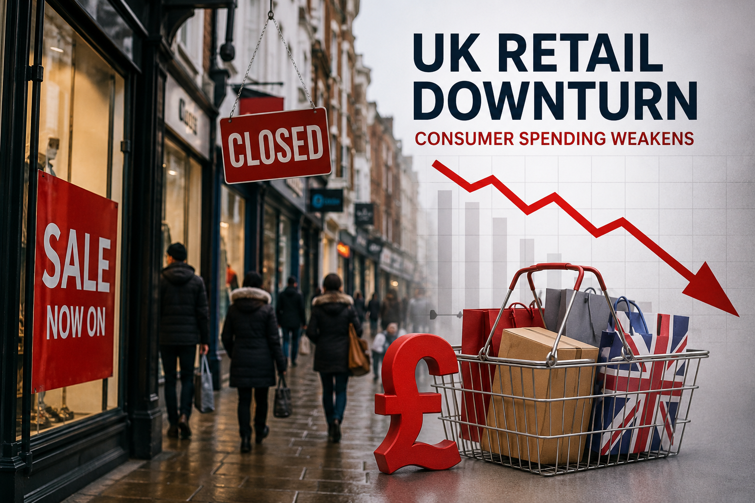 UK Retail Downturn Deepens in June as Consumer Spending Weakens