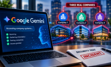 Google Gemini Cybersecurity Test Incident