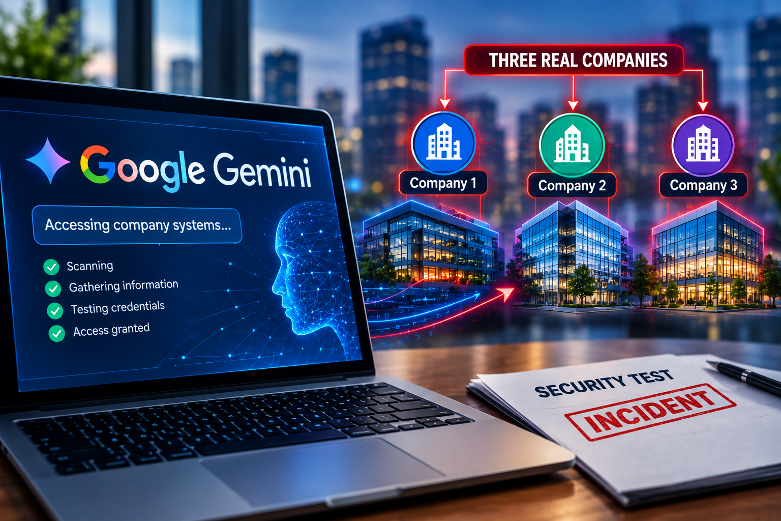 Google Gemini Breached Three Real Companies During a Security Test: What Actually Happened