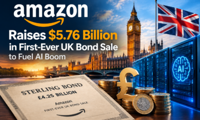 Amazon Raises $5.76 Billion in First-Ever UK Bond Sale