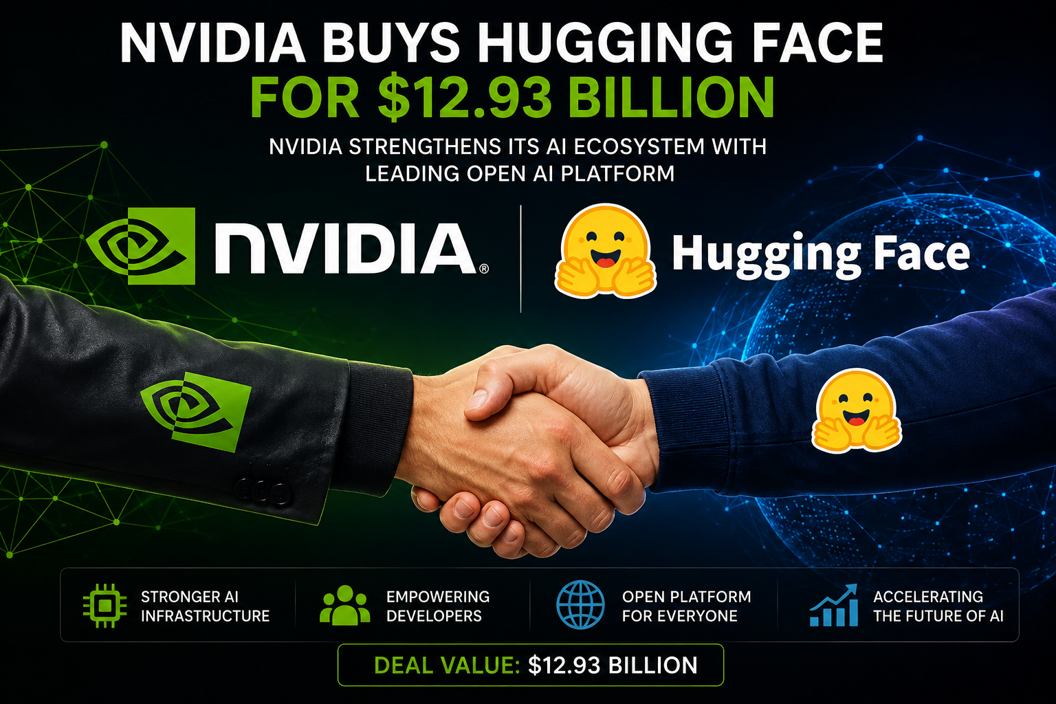 Nvidia Buys Hugging Face for $12.93 Billion: Why This AI Deal Matters