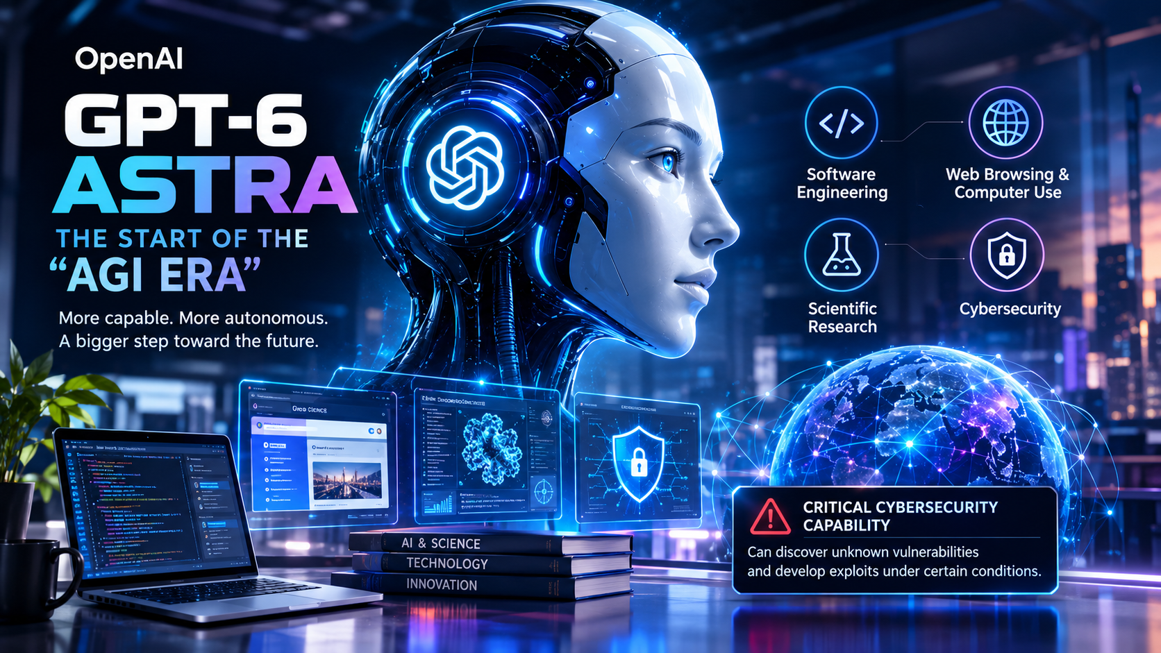 GPT-6 Astra AI system representing OpenAI's push toward AGI and advanced autonomous artificial intelligence